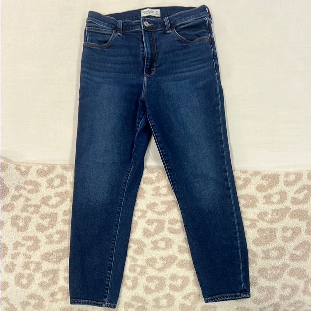 Abercrombie Women's Blue Jeans Short
